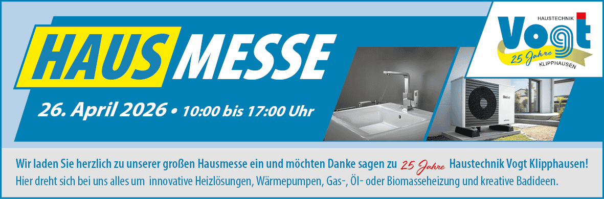 Hausmesse Banner